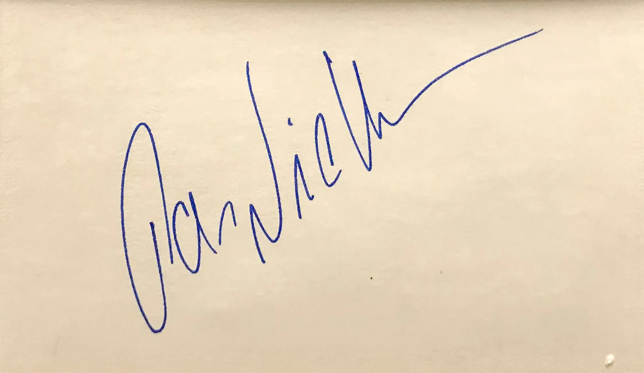 ''Jack Nicholson'' C.1980s Autographed Index Card with Portrait- $4K APR w/ CoA!