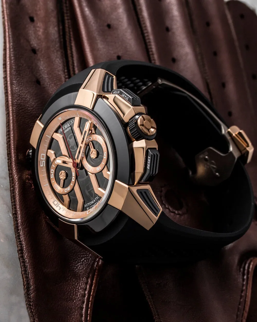 Jacob & Co Watch Epic X Chrono Rose Gold