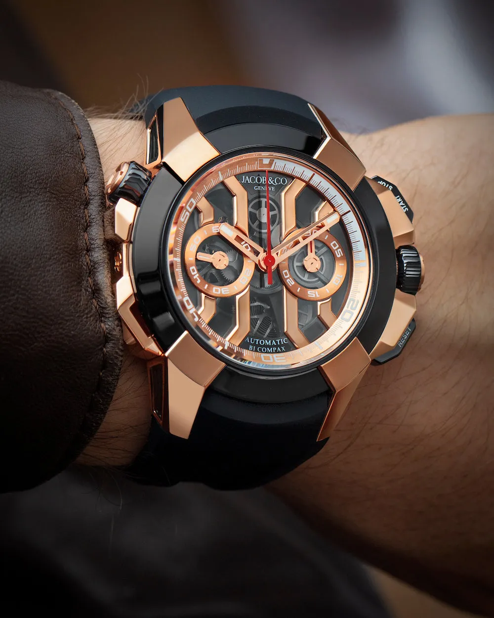 Jacob & Co Watch Epic X Chrono Rose Gold