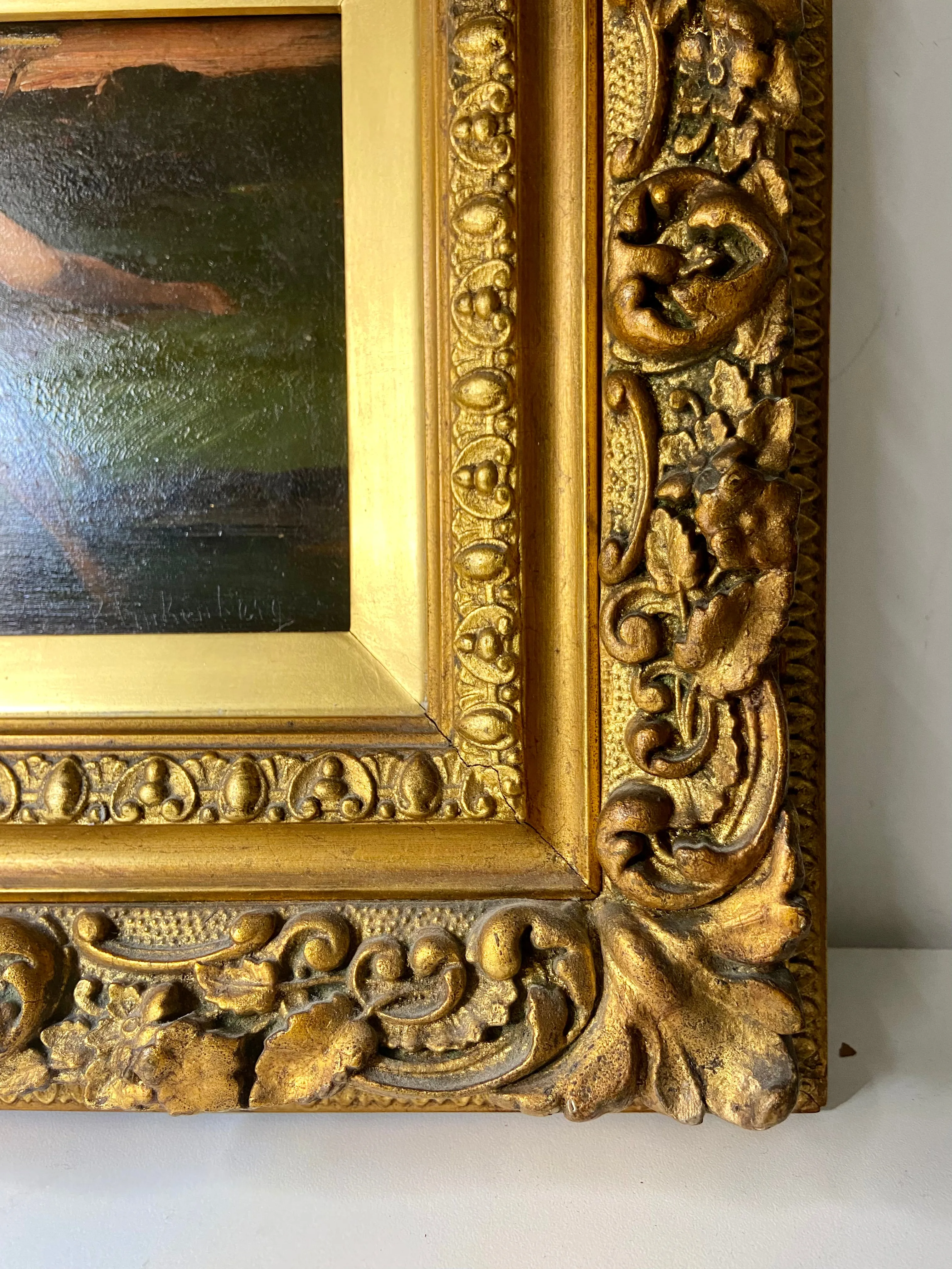 'J.C Karel Klinkenberg' Oil Painting Portrait of a Nude Woman - $100K APR w/ CoA