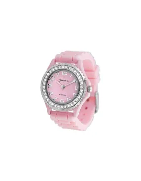 Jelly Watch with Rhinestones - Large Face