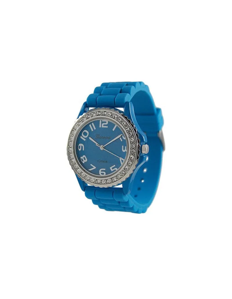 Jelly Watch with Rhinestones - Large Face