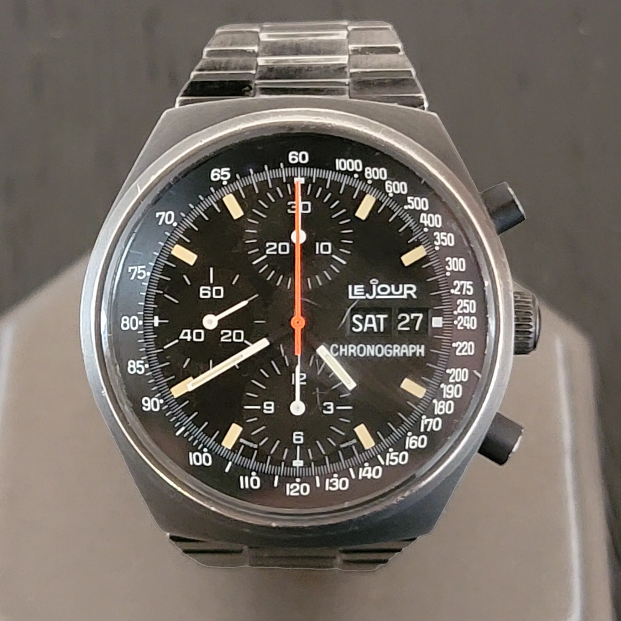 LE JOUR 7000 Chronograph Automatic Watch - Heuer Pasadena / Valjoux 7750