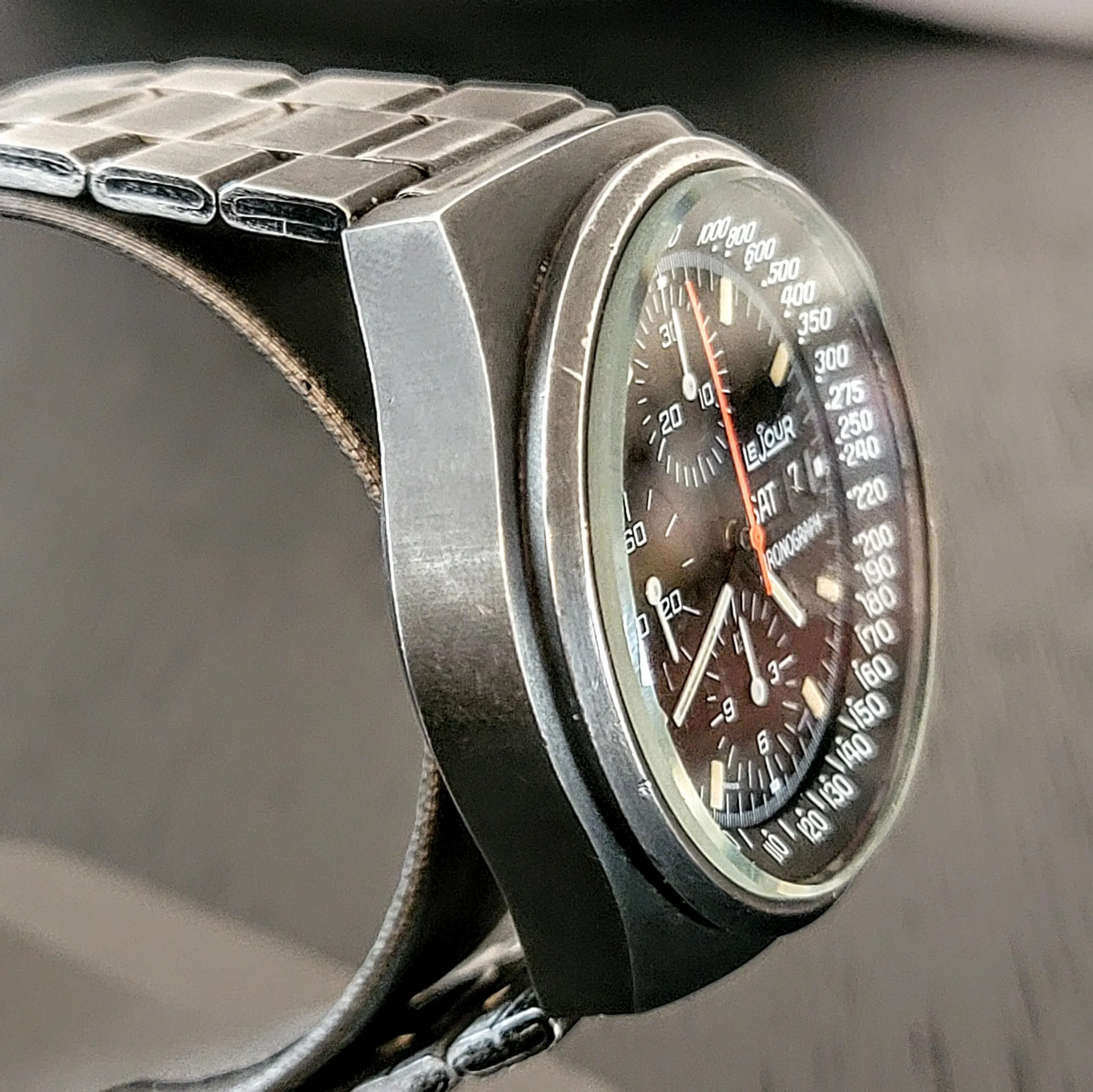 LE JOUR 7000 Chronograph Automatic Watch - Heuer Pasadena / Valjoux 7750
