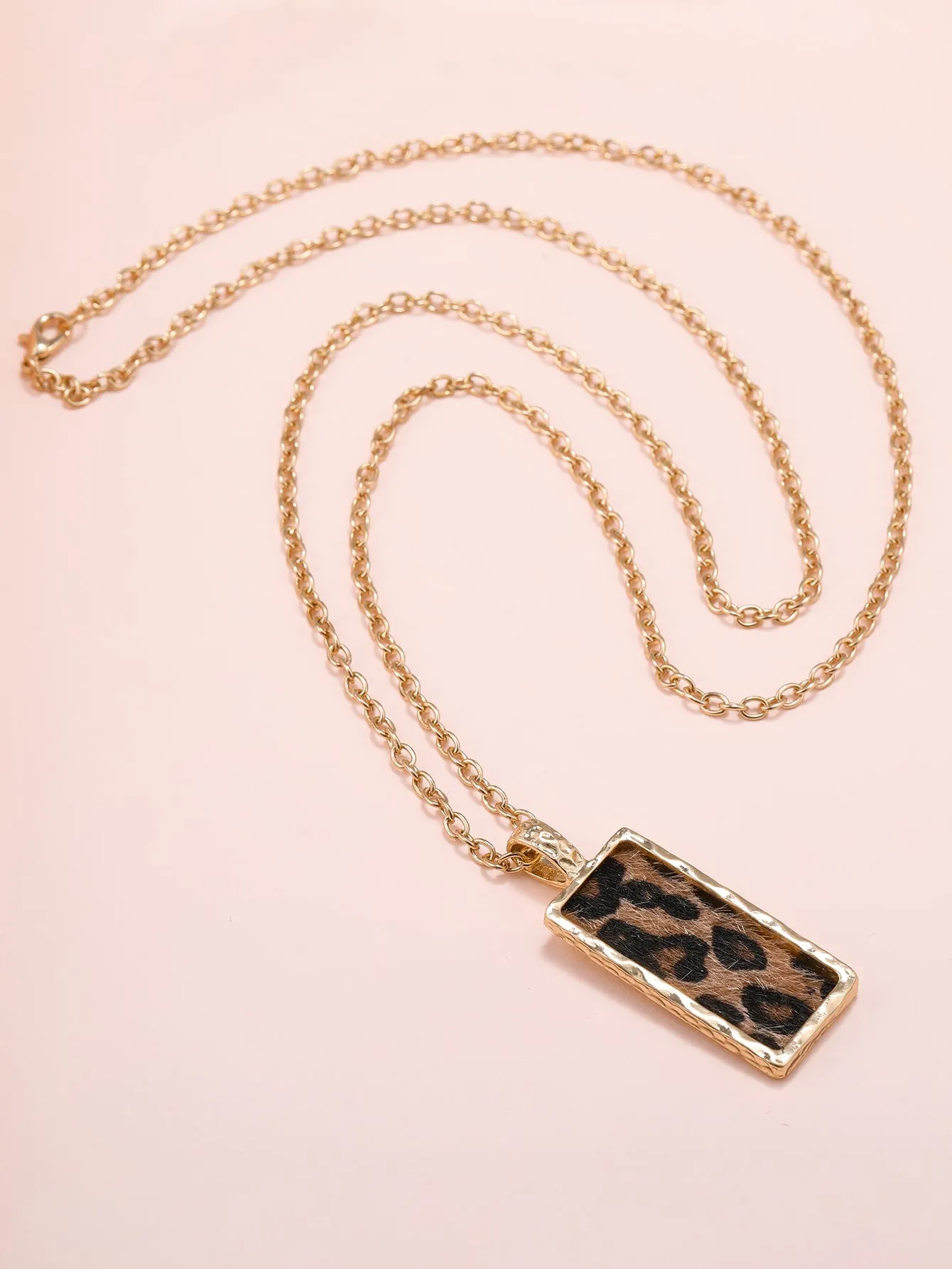 Leopard Geo Charm Necklace Creative Necklace for Women Fashion Jewelry