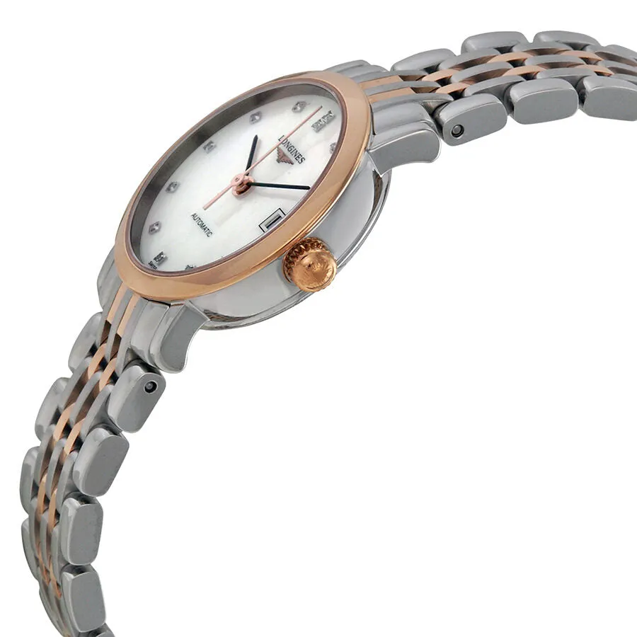 Longines Elegance Automatic Mother of Pearl Dial Ladies Watch L4.309.5.87.7