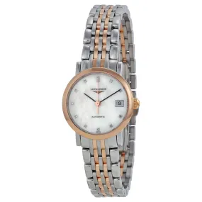 Longines Elegance Automatic Mother of Pearl Dial Ladies Watch L4.309.5.87.7