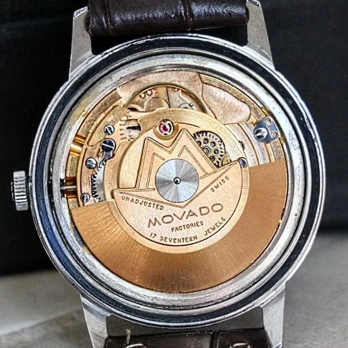 MOVADO Tempo-Matic Swiss Automatic Wristwatch Ref# 16001 Cal 600 17J Watch