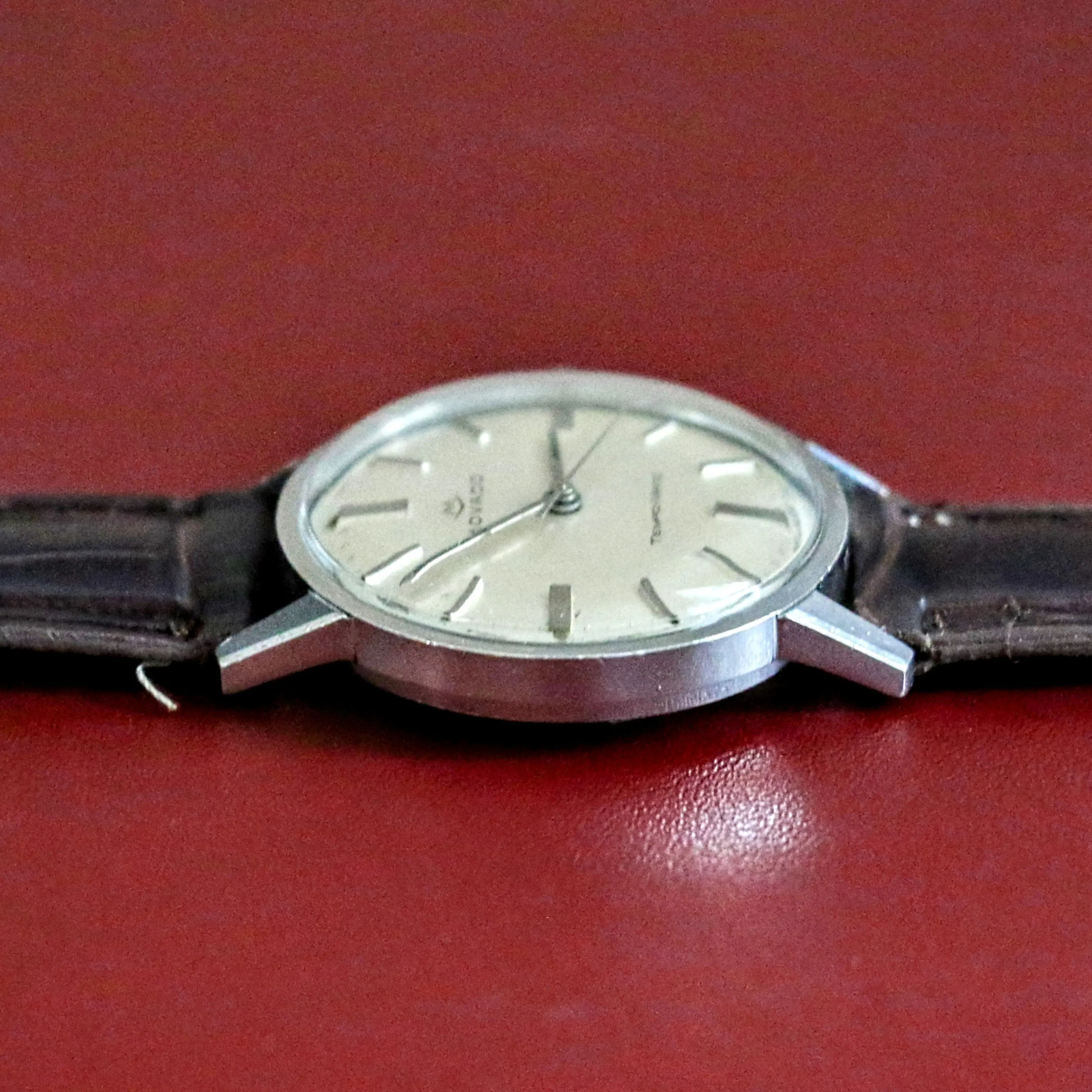 MOVADO Tempo-Matic Swiss Automatic Wristwatch Ref# 16001 Cal 600 17J Watch