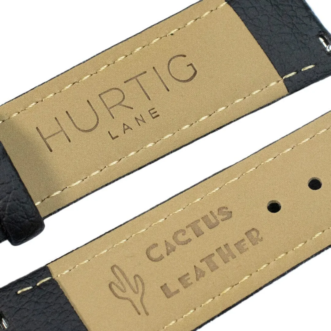 Mykonos CACTUS Leather Watch Gold, White & Black
