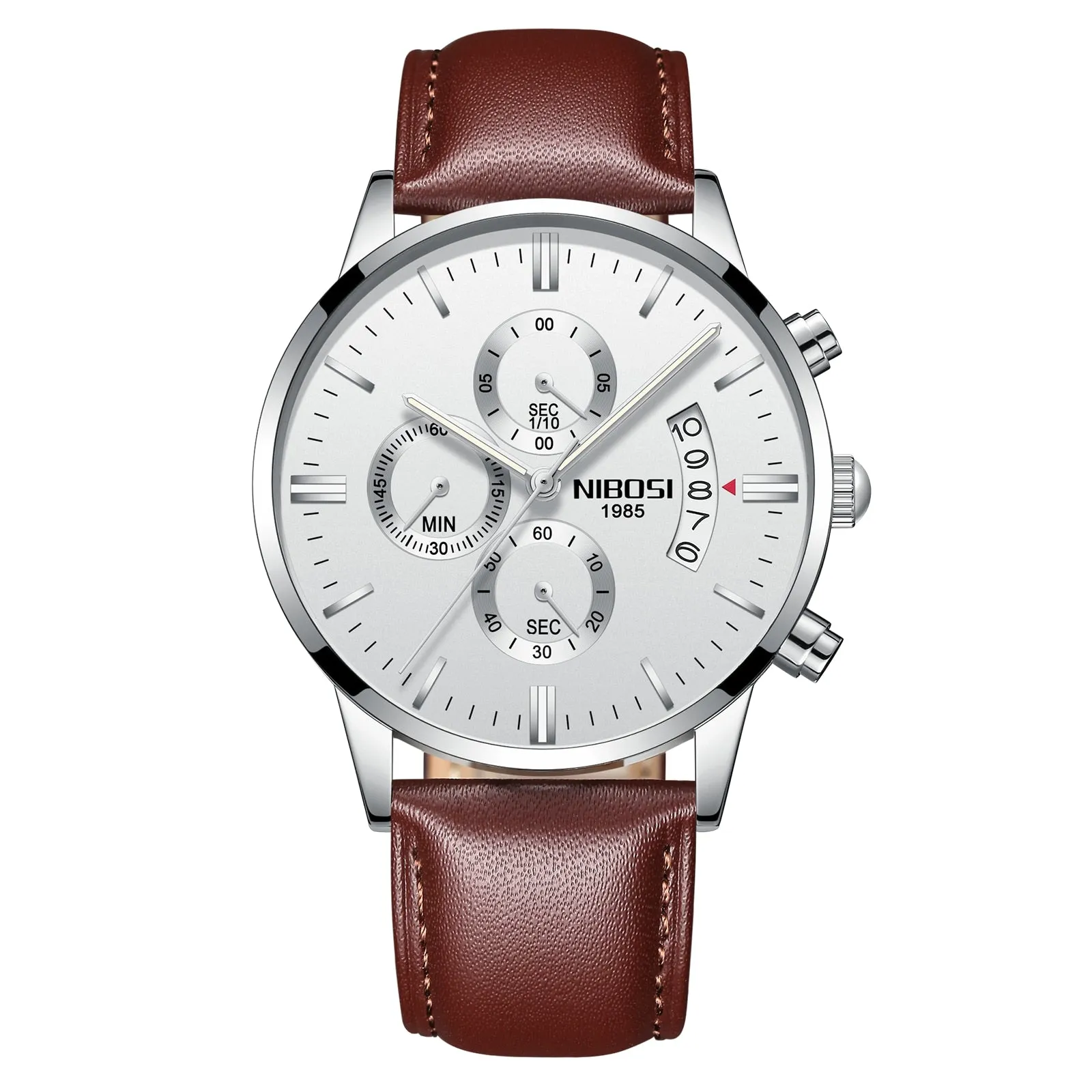 NIBOSI Relogio Masculino Men Watches Luxury Famous Top Brand Men&#39;s Fashion Casual Dress Watch Military Quartz Wristwatches Saat