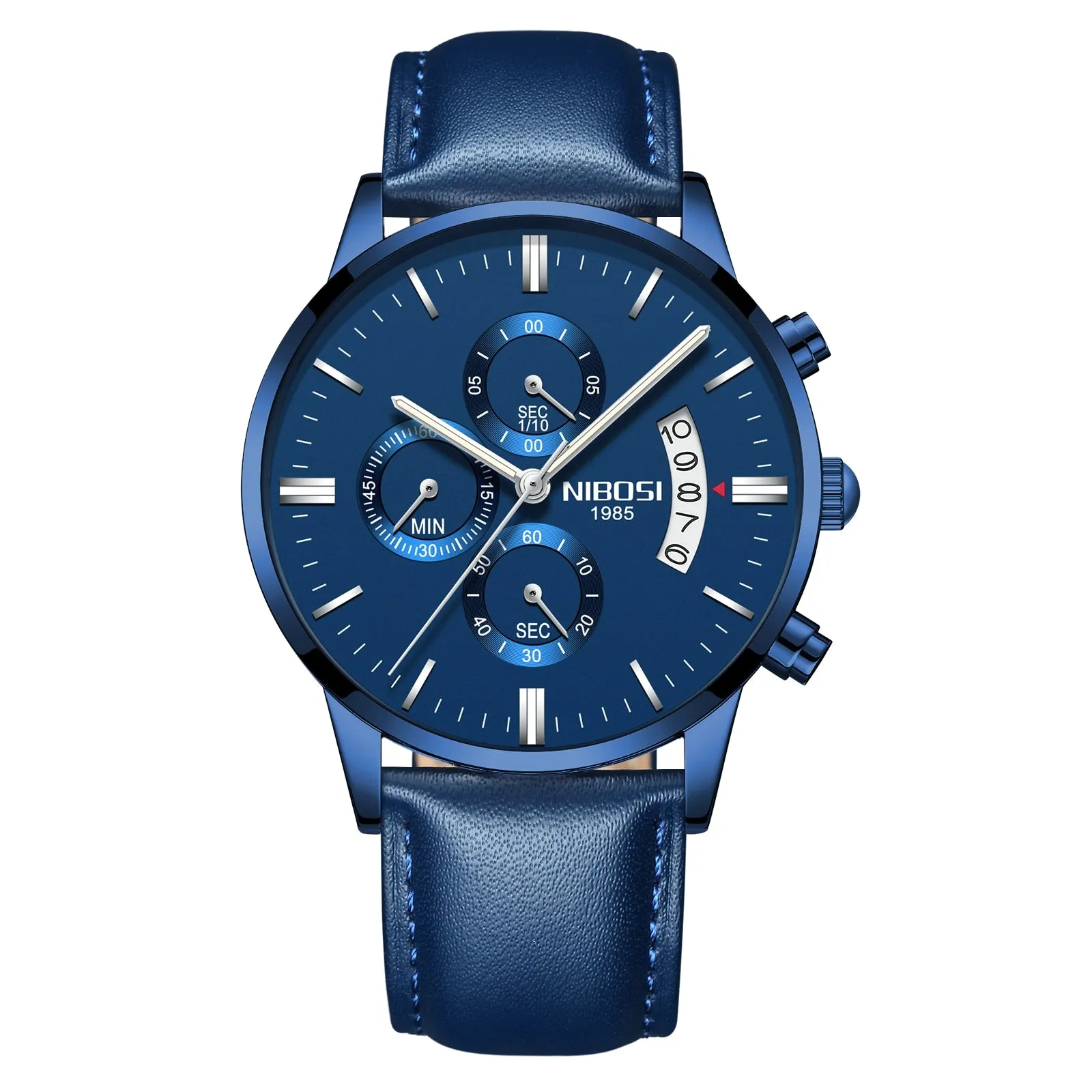 NIBOSI Relogio Masculino Men Watches Luxury Famous Top Brand Men&#39;s Fashion Casual Dress Watch Military Quartz Wristwatches Saat
