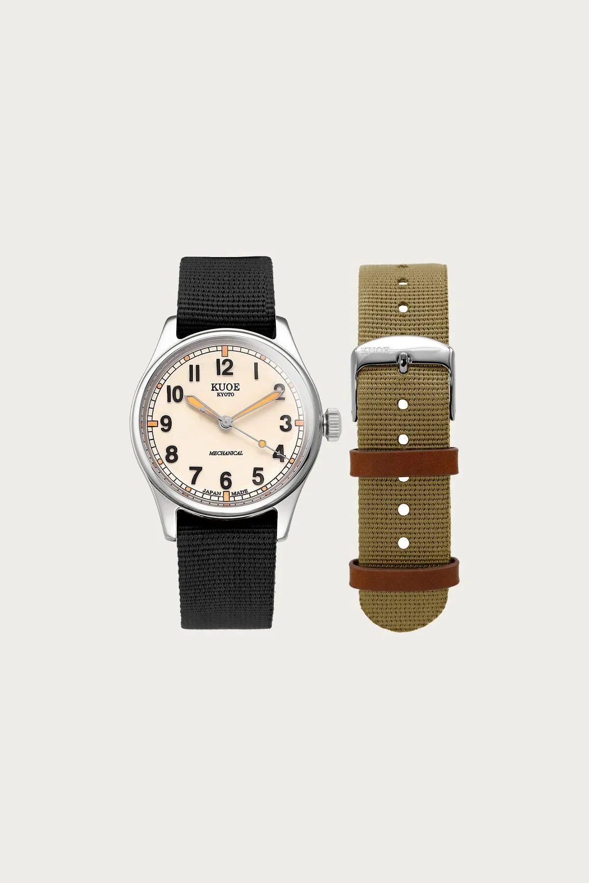 Old Smith 90-002 - Large 38mm - Ivory Automatic No Date