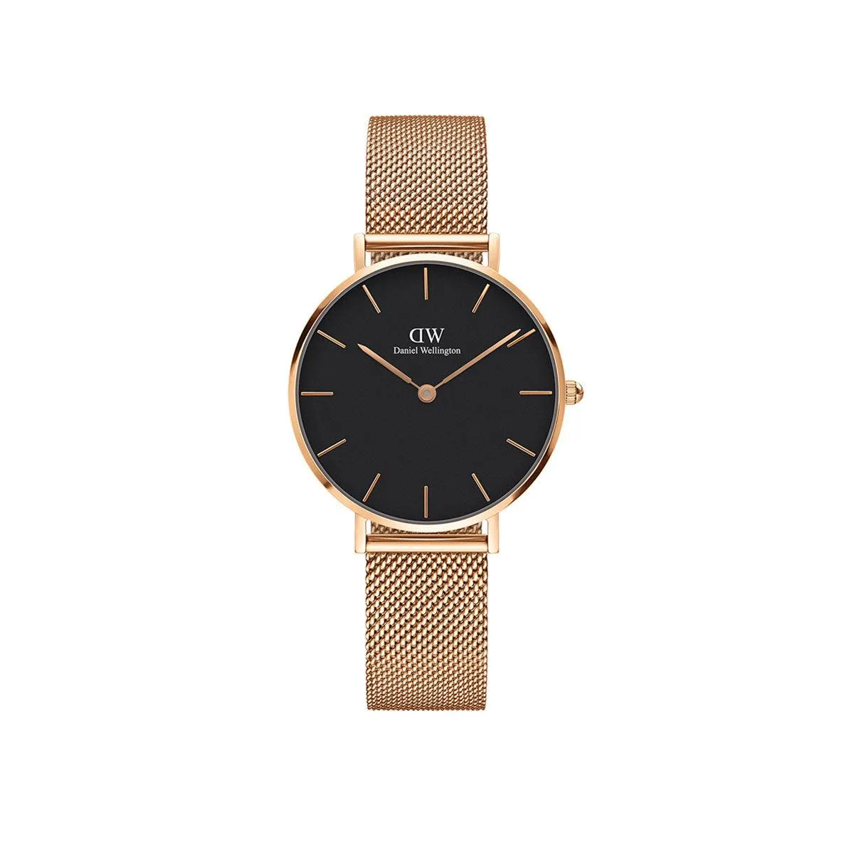 Petite 32mm Melrose - Rose Gold & Black Watch