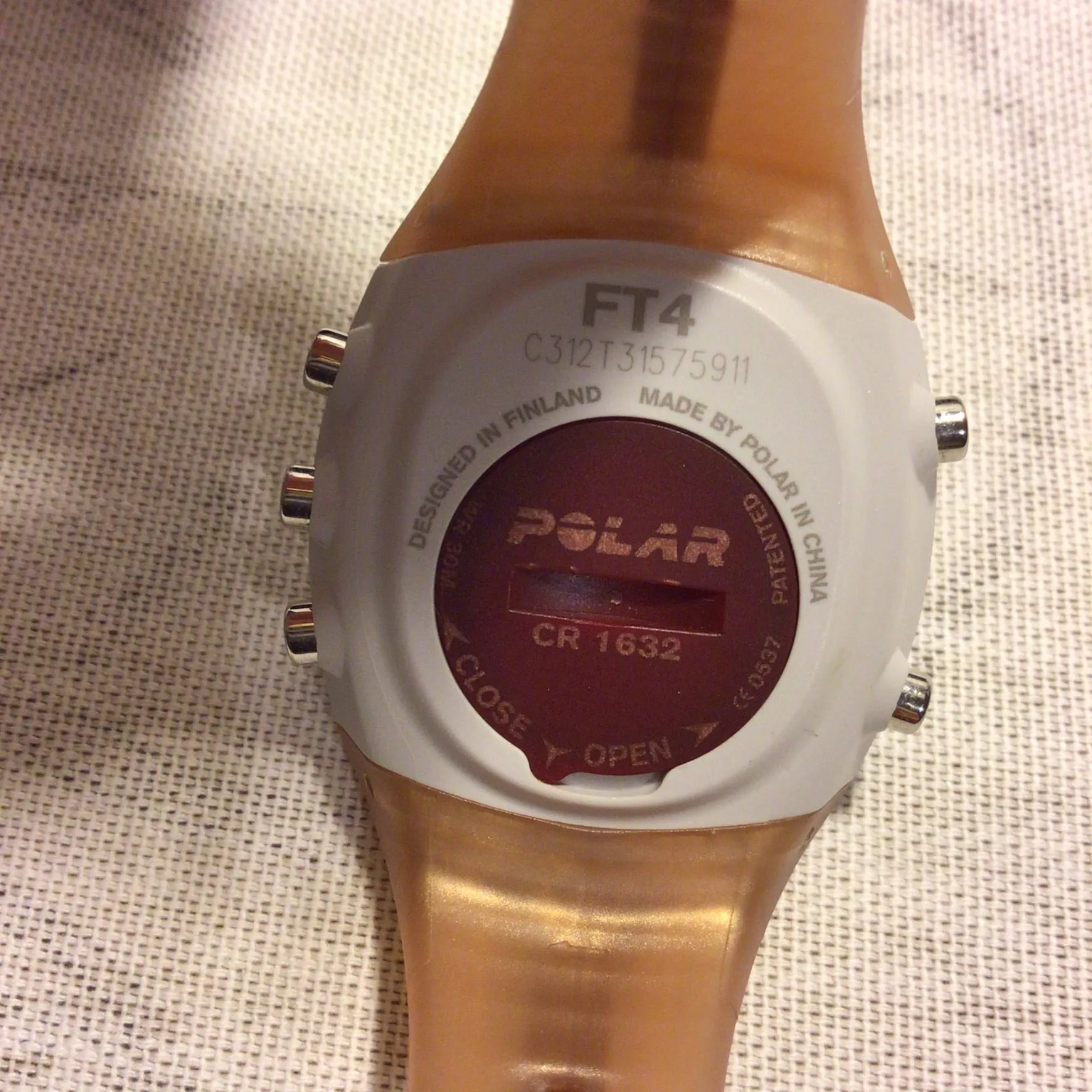 Polar FT4 Smart Sports Watch & Heart Rate Chest Sensor Strap (in bag) (untested)