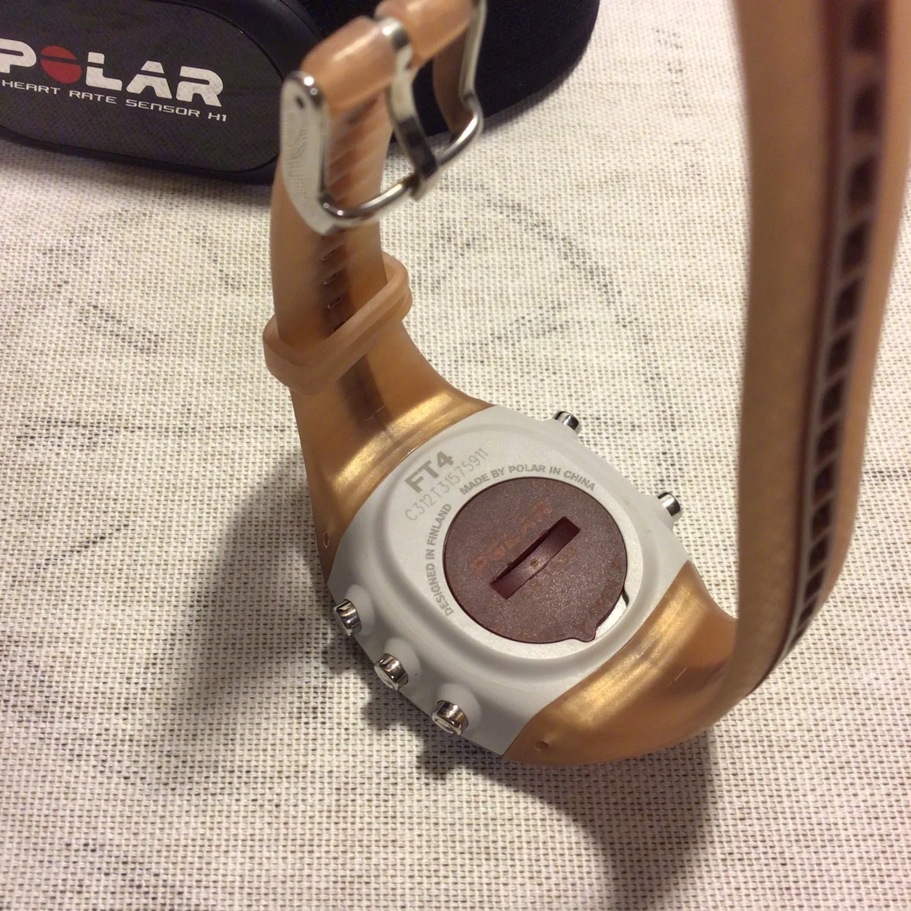 Polar FT4 Smart Sports Watch & Heart Rate Chest Sensor Strap (in bag) (untested)