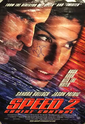 "Speed 2: Cruise Control" 1997 Movie Poster Autographed Signed by Sandra Bullock - $1,000.00 VALUE
