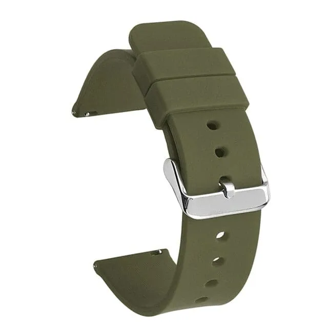 Replacement Silicone Watch Straps compatible with 24mm Watches