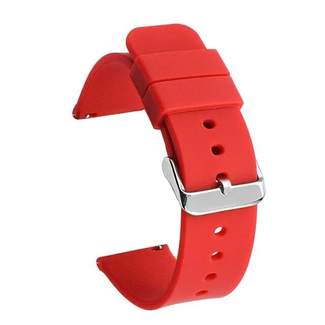 Replacement Silicone Watch Straps compatible with 24mm Watches