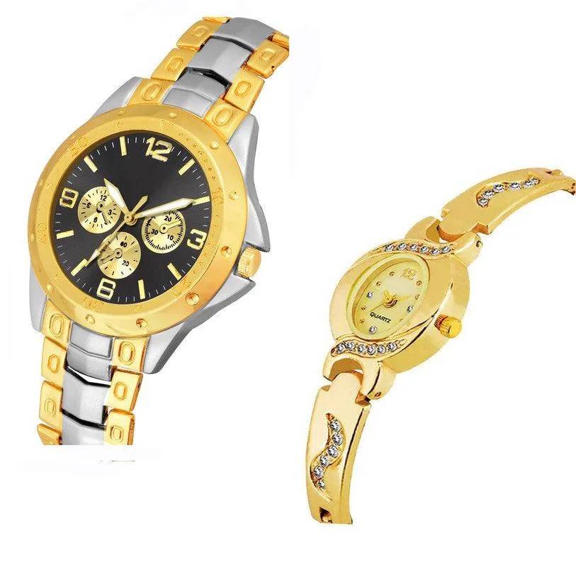 Rosra Sliver gold black dial New AKS Stainless Steel Analog Men Watchs Analog Watch - For men men watches Analog Watch - For Men