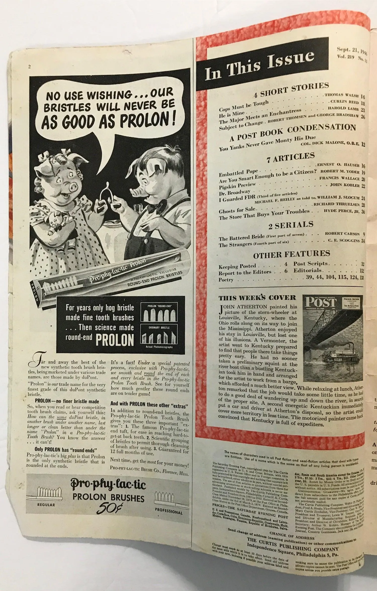 Saturday Evening Post, September 21, 1946