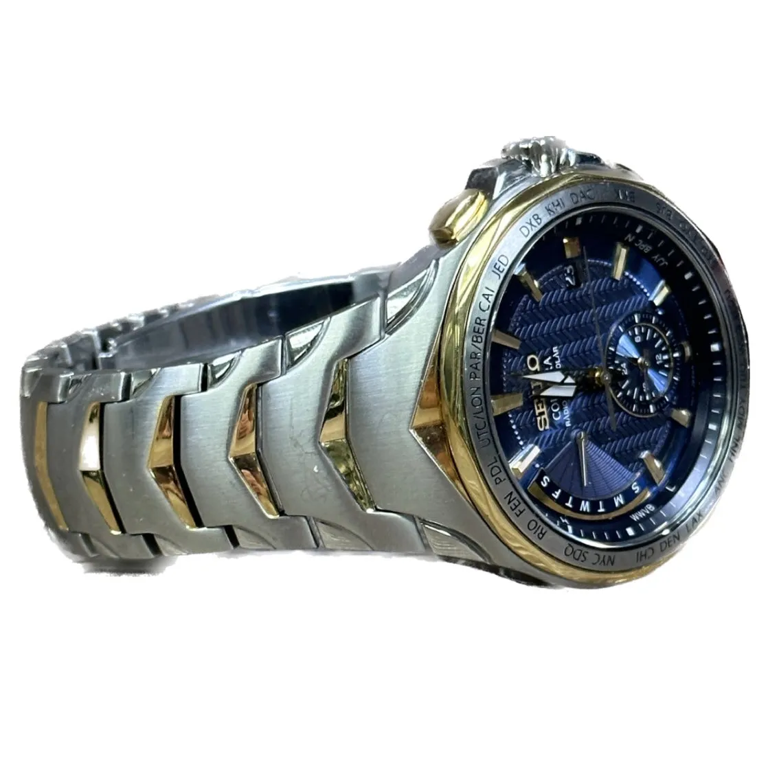 Seiko Coutura SSG020 - Two Tone with Blue Face