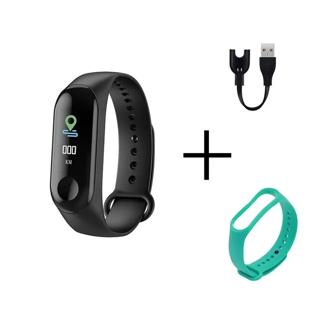 Smart Sports watch blood pressure heart rate monitor message reminder Bluetooth waterproof