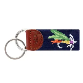 Smathers & Branson Fishing Fly Needlepoint Key Fob
