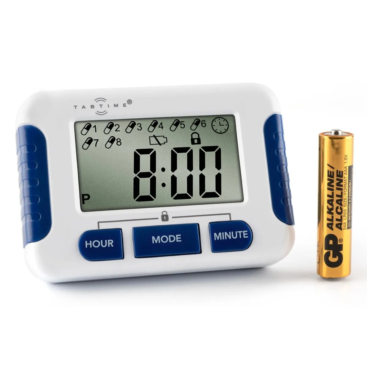 TabTime Timer - Pill Alarm Reminder with Eight alarms