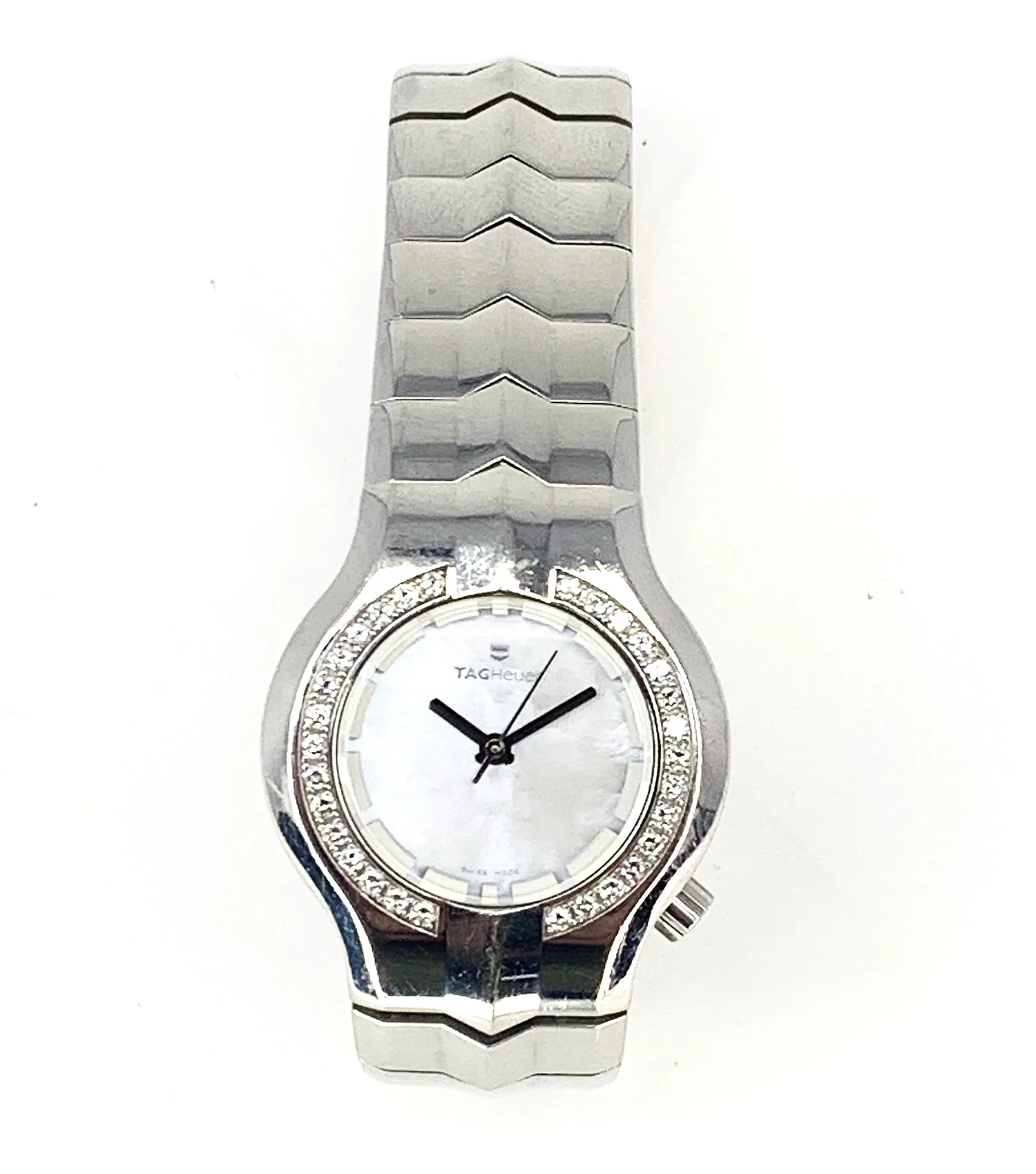 TAG Heuer Alter Ego WP1317.BA0751 - MOP Face & Diamond Bezel Watch - Women's