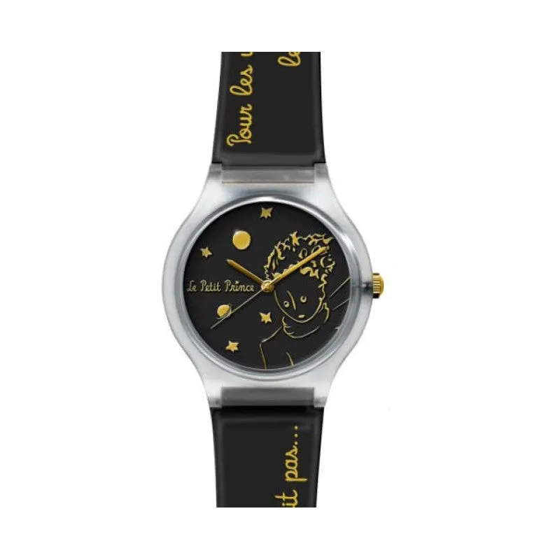 The Little Prince Watch - Black / Gold