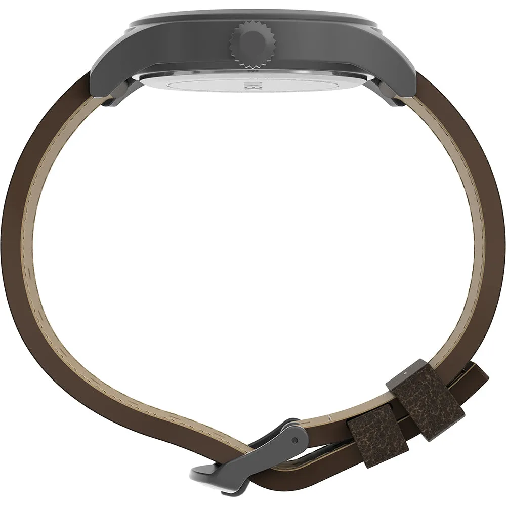 Timex Expedition Scout - Khaki Dial - Brown Leather Strap [TW4B23100JV]
