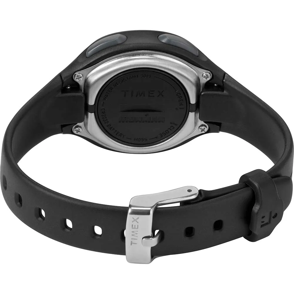 Timex IRONMAN Transit  33mm Resin Strap Activity  Heart Rate Watch - Black/Silver Tone [TW5M40500]