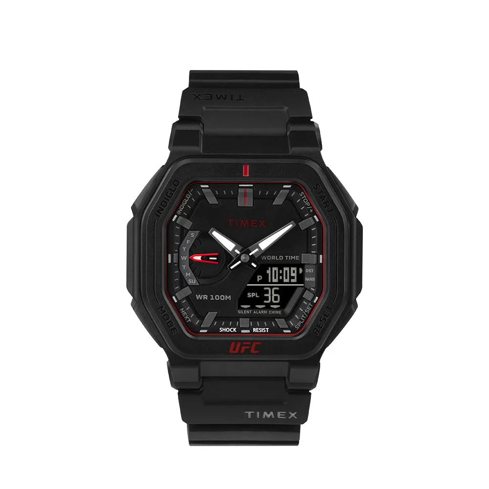 Timex x UFC Colossus Anadigi 45mm Resin Band