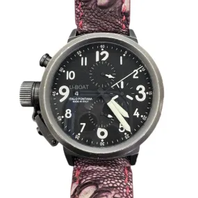 U-BOAT Automatic Chrono Watch Italo Fontana Vetro Zaffiro u-7750/50 50mm