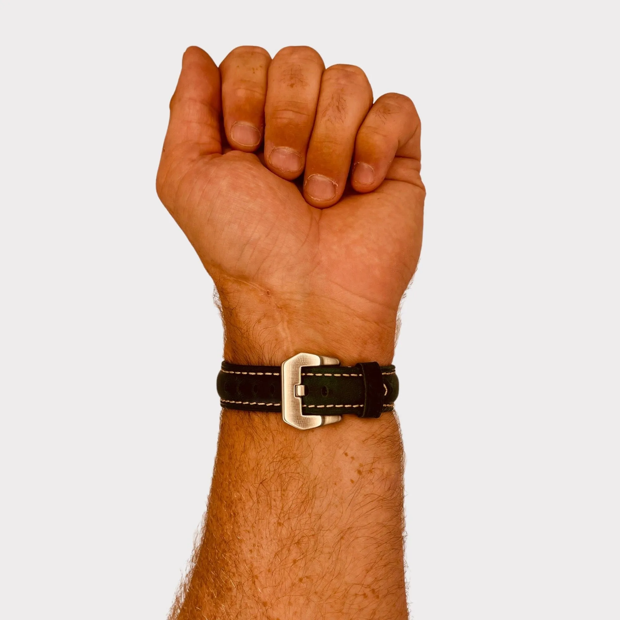 Universal Handmade Retro Leather Watch Straps - Compatible with most models