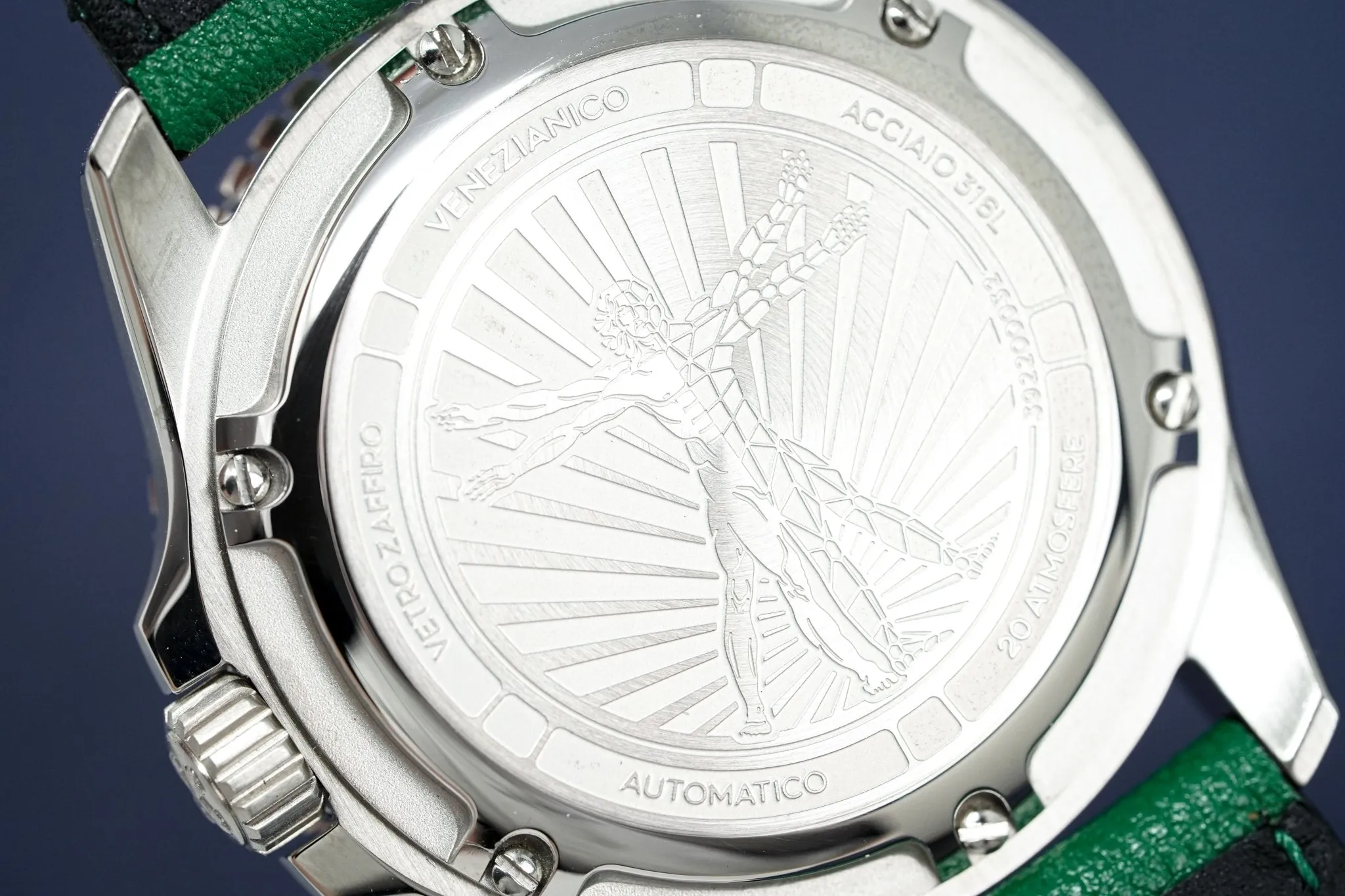 Venezianico Automatic Watch Nereide UltraLeggero Skeleton Green 3921501