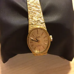 Vintage Limit International 17 Jewels Incabloc Gold Toned Watch (untested)