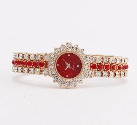 W3812 - Crown Rhinestone Fashion Watch