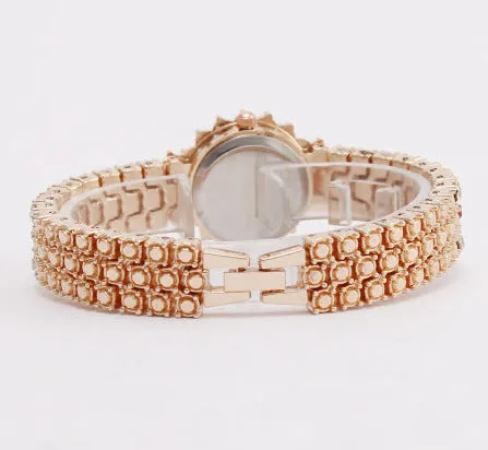 W3812 - Crown Rhinestone Fashion Watch