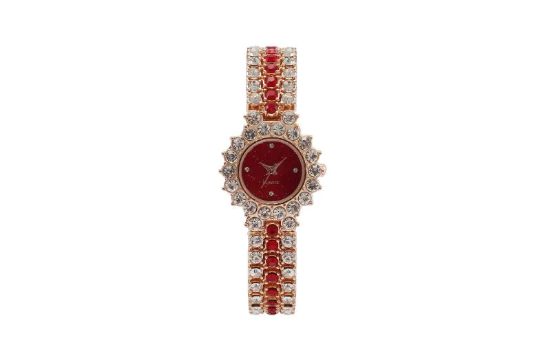 W3812 - Crown Rhinestone Fashion Watch