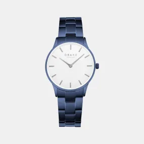 Women White Analog Stainless Steel Watch V247LXLISL
